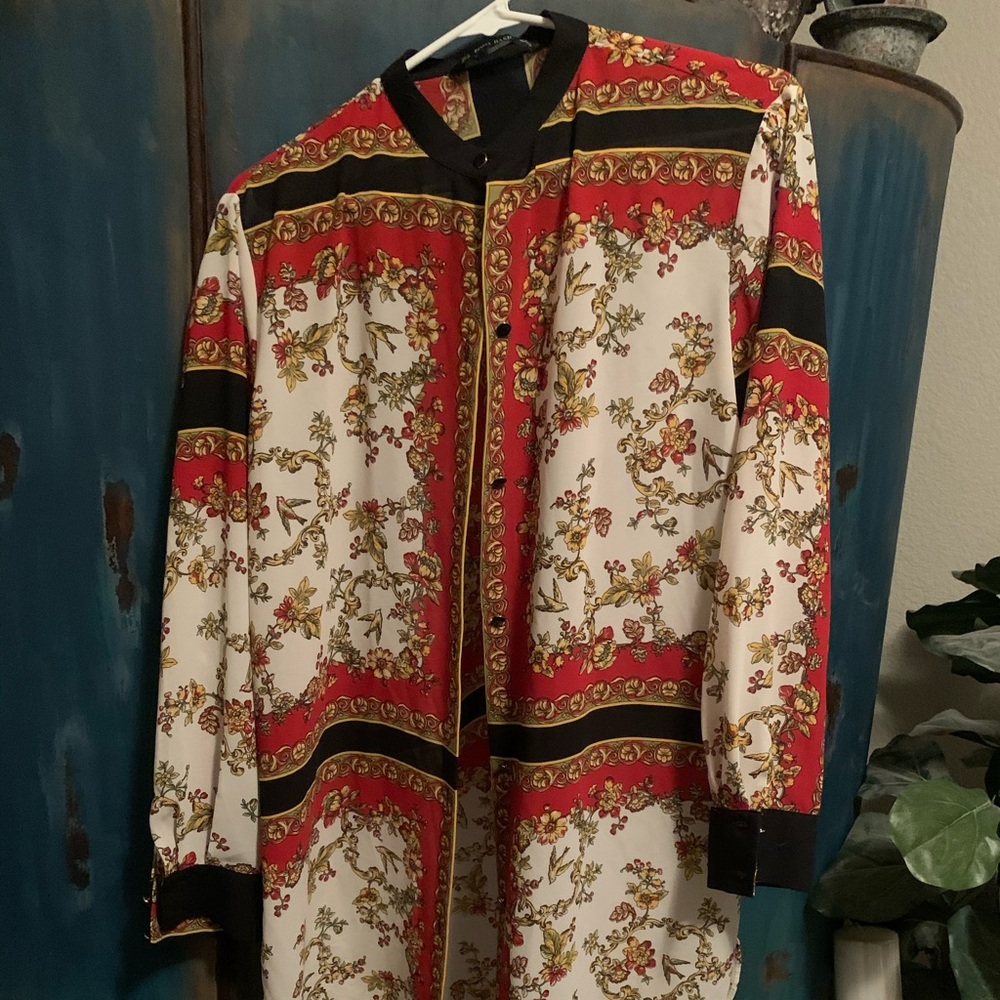 zara long tunic size medium